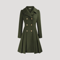 Manteau Femme Croisé À Double Boutonnage Structuré