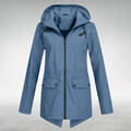 Veste Imperméable Femme Légère À Capuche Ajustable
