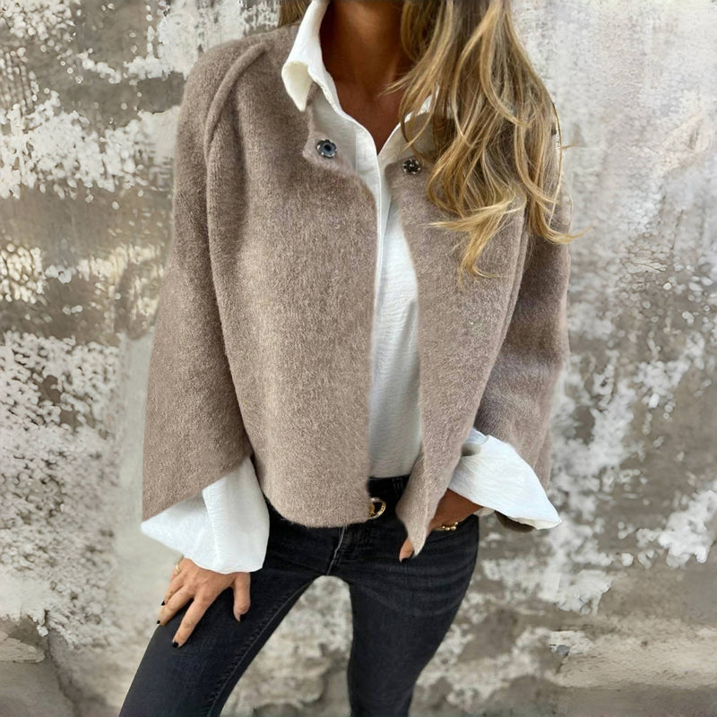 Veste Femme Mi-Saison En Coton Style Vintage À Boutons