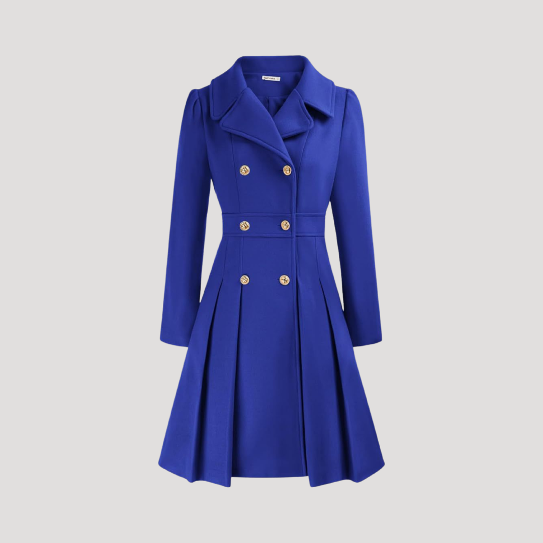 Manteau Femme Croisé À Double Boutonnage Structuré
