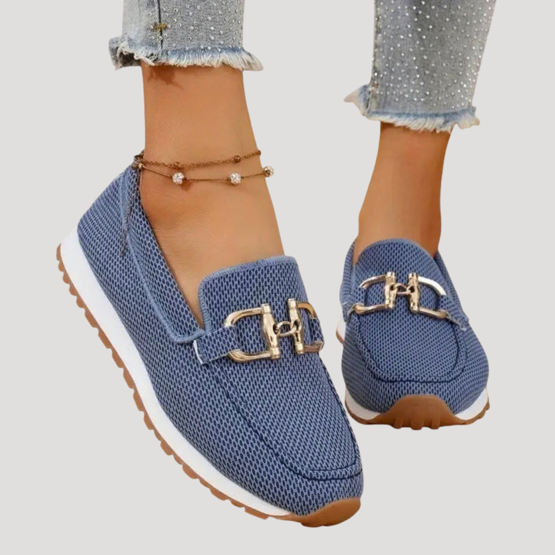 Mocassins Femme Été Respirants À Arrière Ouvert