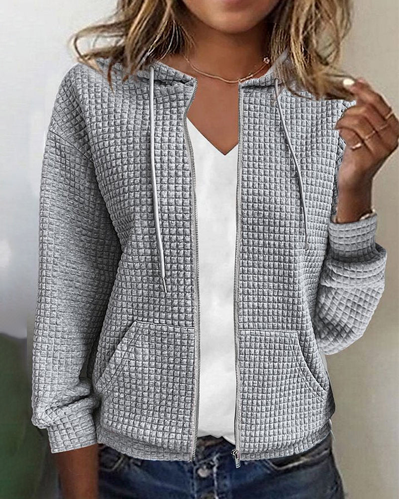 Veste Femme En Mélange Coton Avec Poches Pratiques