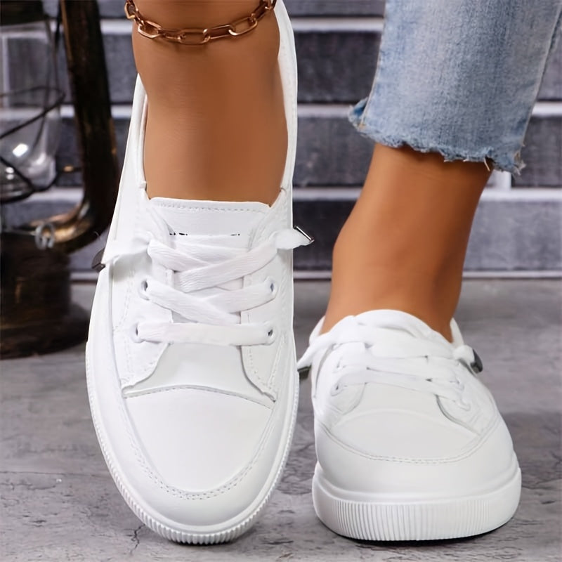 Chaussures Femme Orthopédiques En Cuir À Lacets Confortables