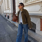 Veste Femme Oversize Effet Suédine À Col Classique