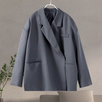 Blazer Femme Oversize À Col Revers Et Coupe Structurée