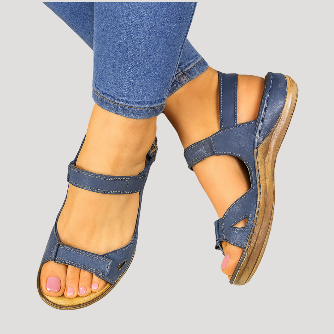 Sandales Femme À Brides Ajustables Et Semelle Souple