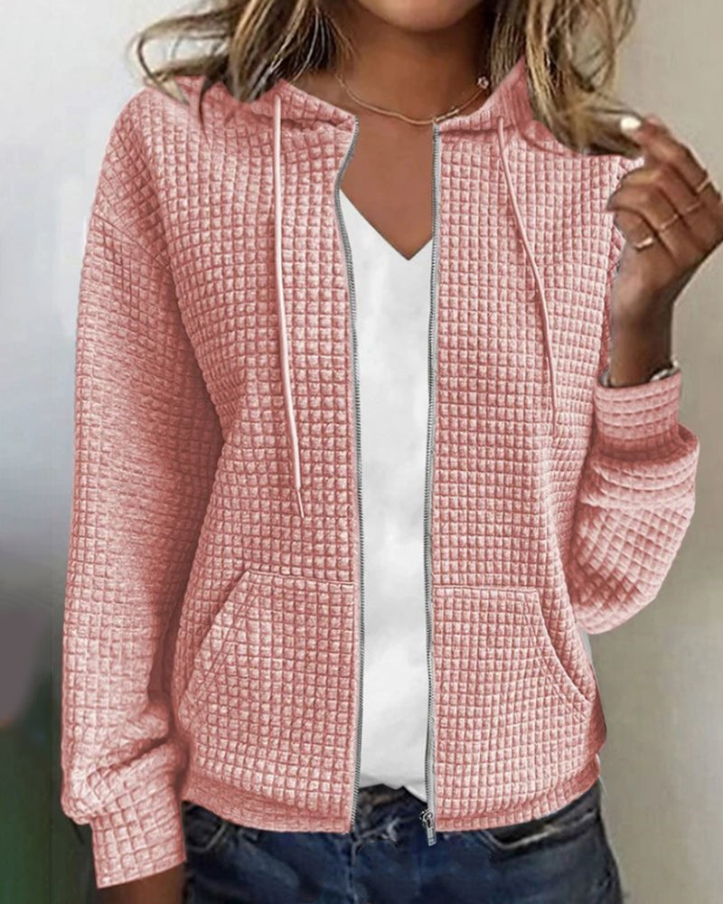 Veste Femme En Mélange Coton Avec Poches Pratiques