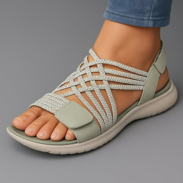 Sandales De Maintien Femme À Brides Élastiques