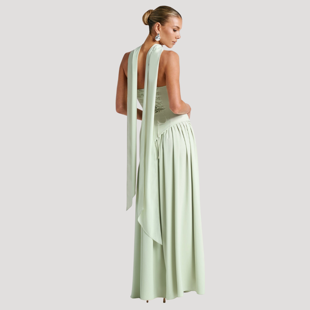Robe De Cérémonie Femme Longue Bustier Plissée