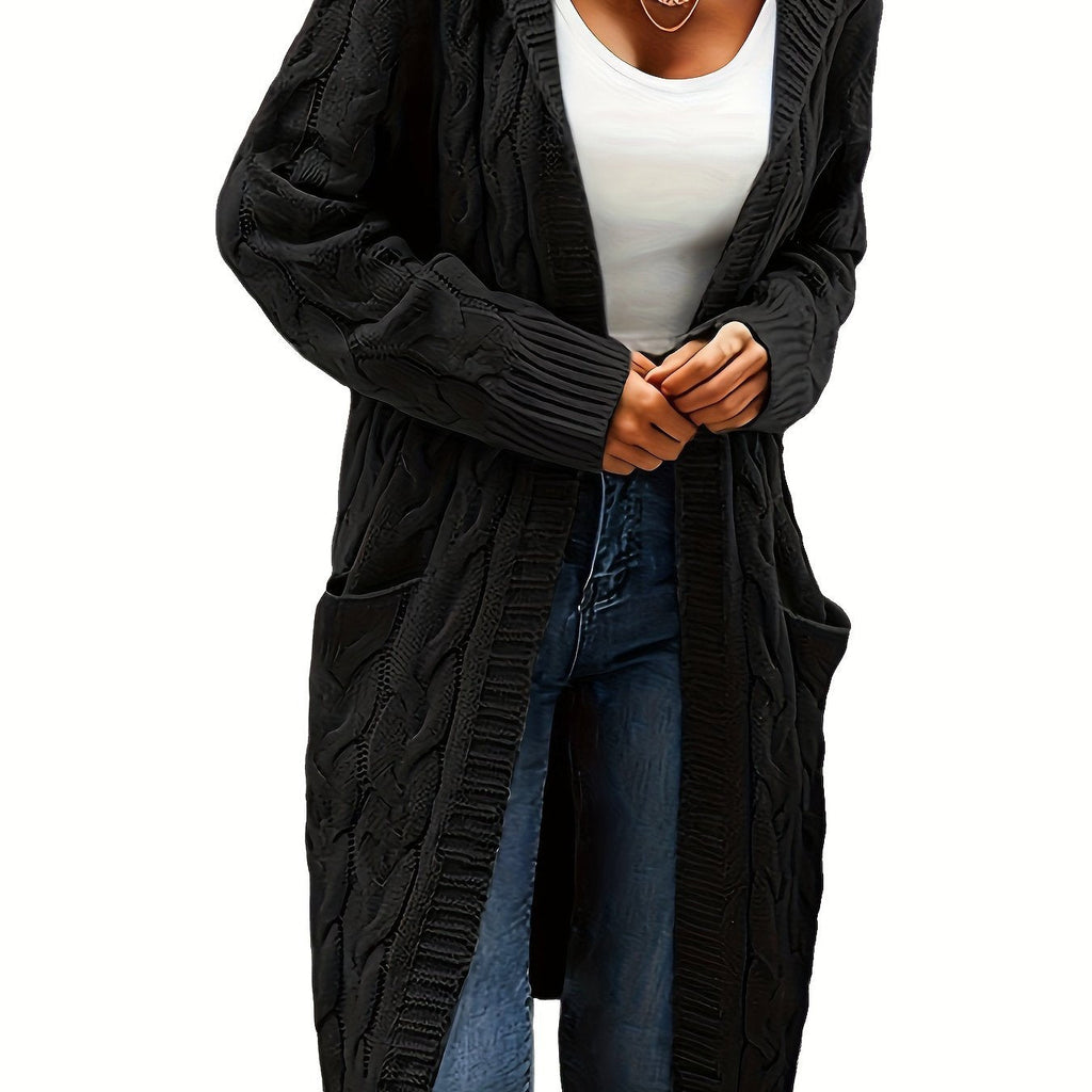 Gilet Femme En Maille Sans Col Avec Poche Pratique