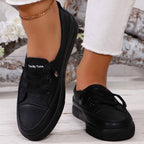 Chaussures Femme Orthopédiques En Cuir À Lacets Confortables