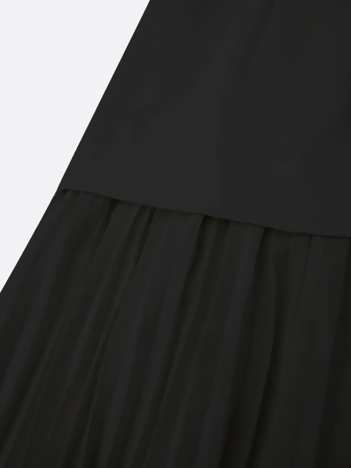Robe longue plissée sans manches pour femme