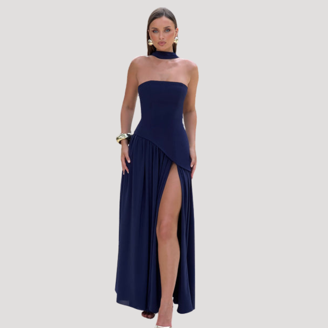 Robe De Cérémonie Femme Longue Bustier Plissée