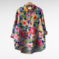 Blouse Femme Fleurie Et Fluide En Tissu Doux Léger