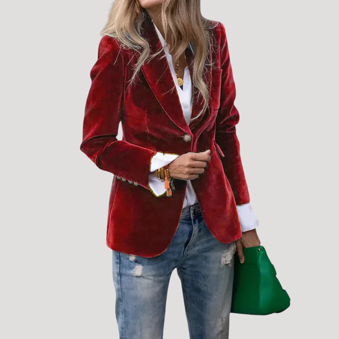 Veste De Costume Femme Coupe Ajustée Et Élégante