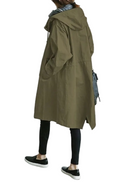 Trench Coat Femme Imperméable À Coupe Ajustée