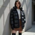 Doudoune Femme Hiver Chaude Et Zippée Coupe Cintrée