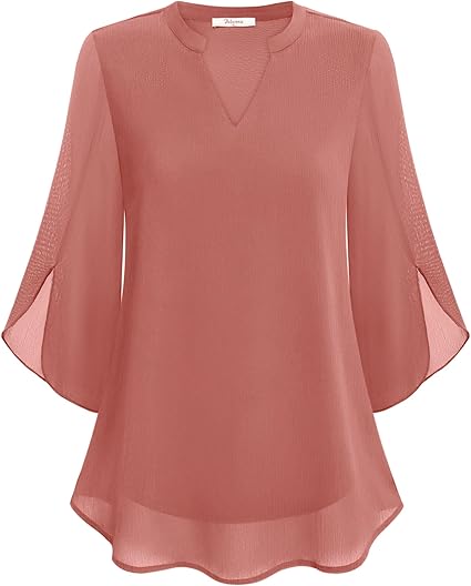 Blouse Femme Fluide Légère À Manches Chauve-Souris