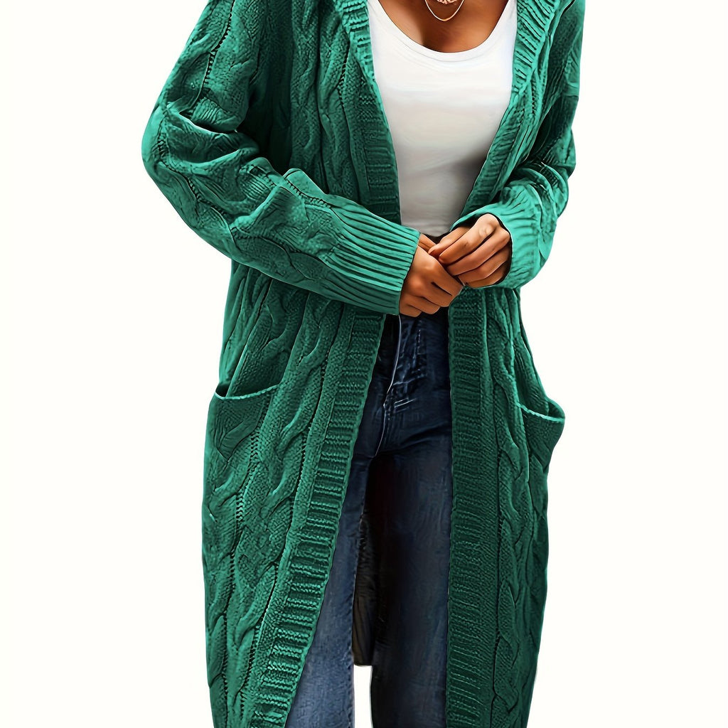 Gilet Femme En Maille Sans Col Avec Poche Pratique