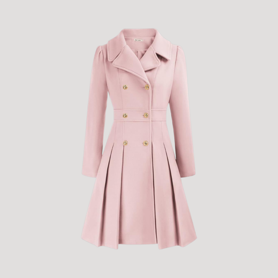 Manteau Femme Croisé À Double Boutonnage Structuré
