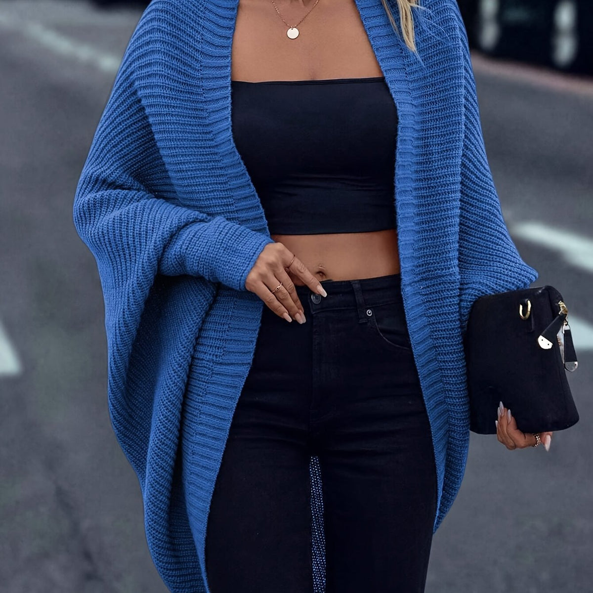 Cardigan Mi-Long Chic Femme