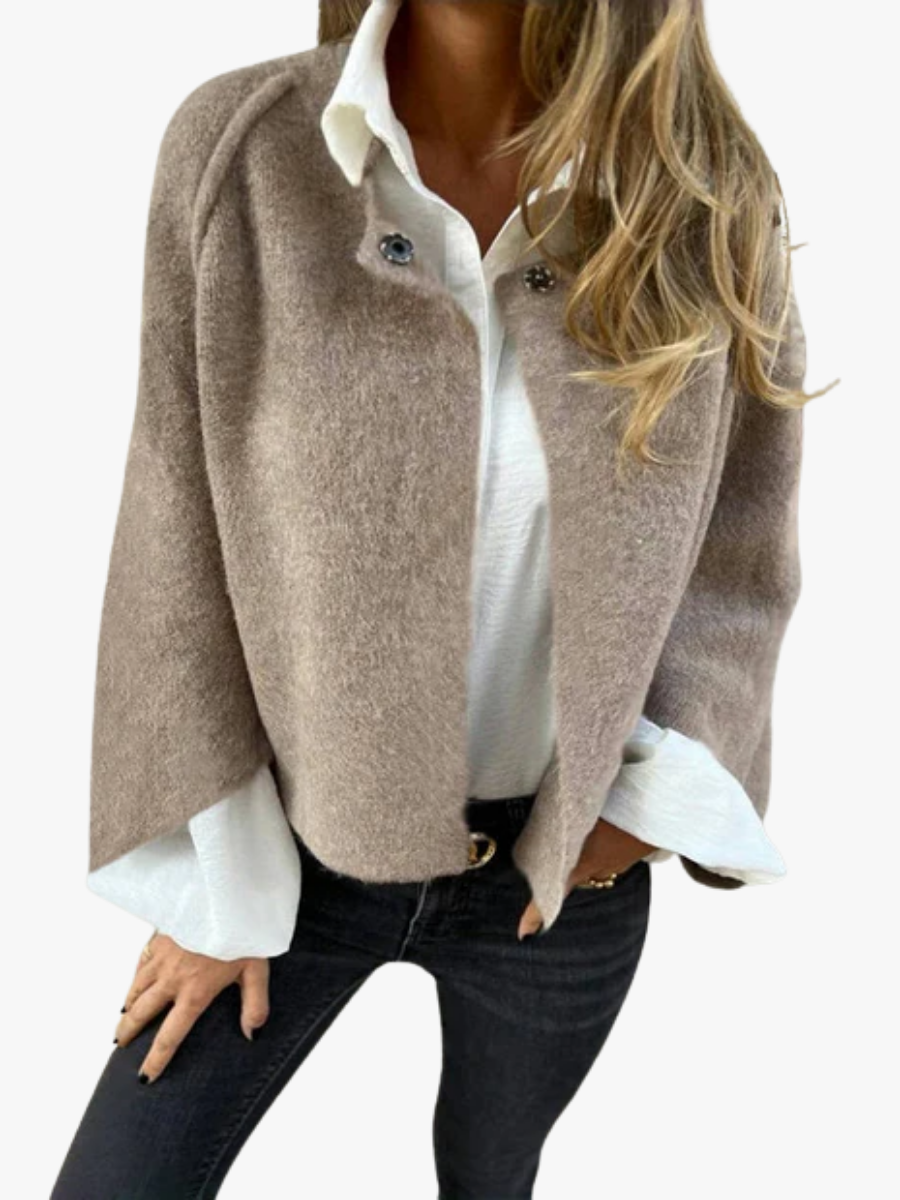 Veste Femme Mi-Saison En Coton Style Vintage À Boutons