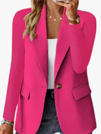 Blazer Femme Polyvalent Avec Poches Et Lavage Facile