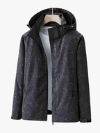 Veste Imperméable Femme À Capuche Et Poches Zippées