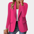 Veste Blazer Femme Structurée À Manches Longues