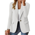 Blazer cintré à manches longues pour femme