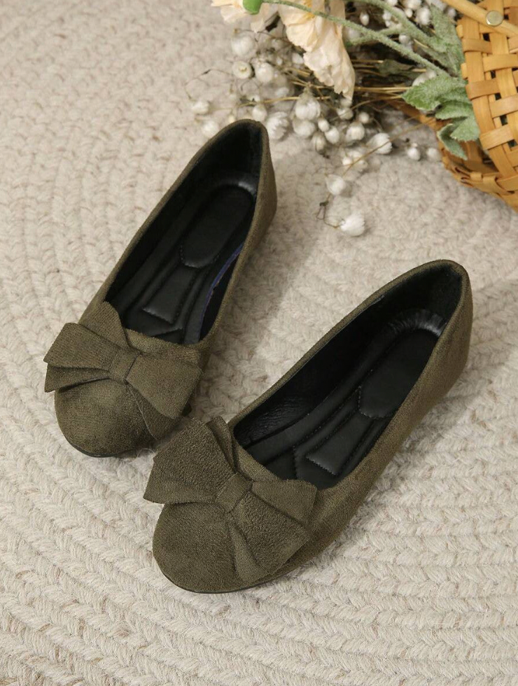 Mocassins Femme À Enfiler Ornés D'Un Nœud