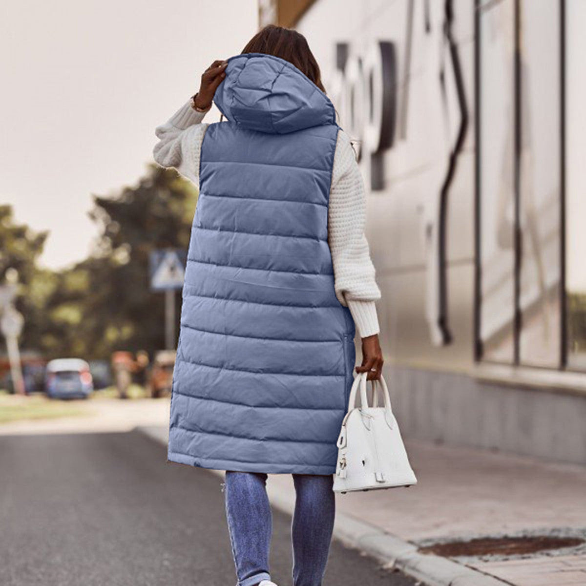 Doudoune Femme Matelassée Légère Et Chaude Pour L'Hiver
