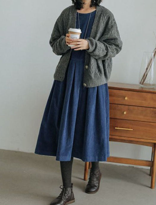 Robe Femme En Velours À Coupe Classique