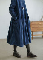 Robe Femme En Velours À Coupe Classique