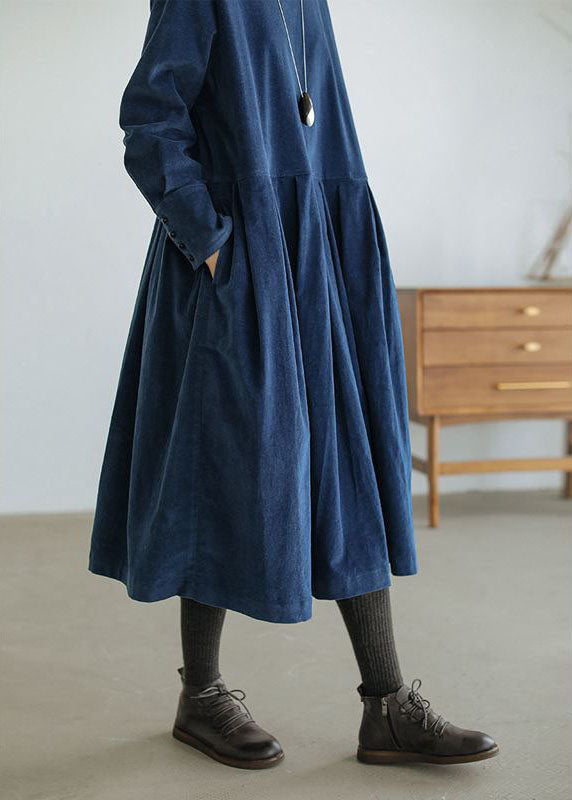 Robe Femme En Velours À Coupe Classique