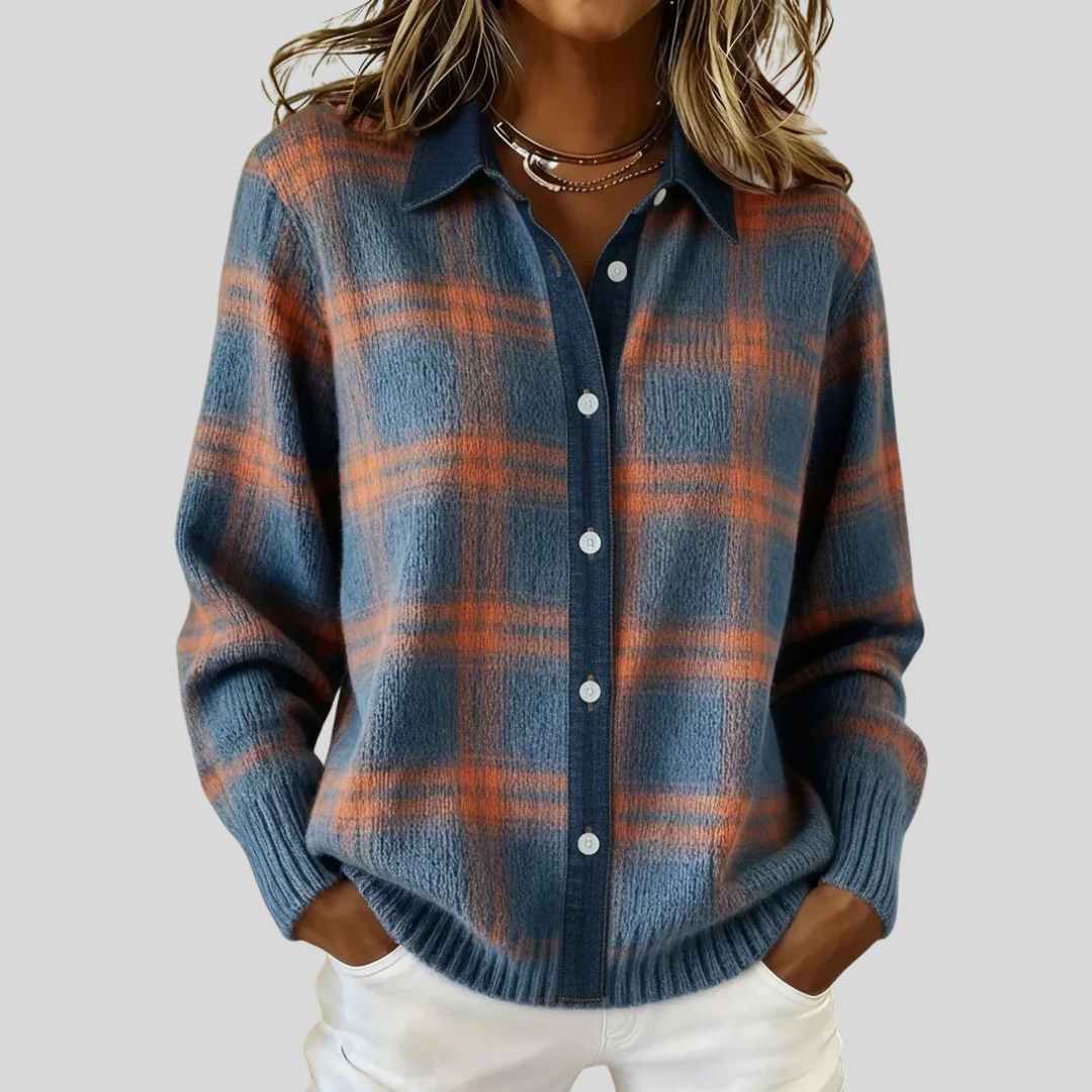 Gilet Long Femme En Maille À Boutons Et Coupe Fluide