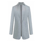 Manteau Long Femme Cintré Et Boutonné Mi-Saison