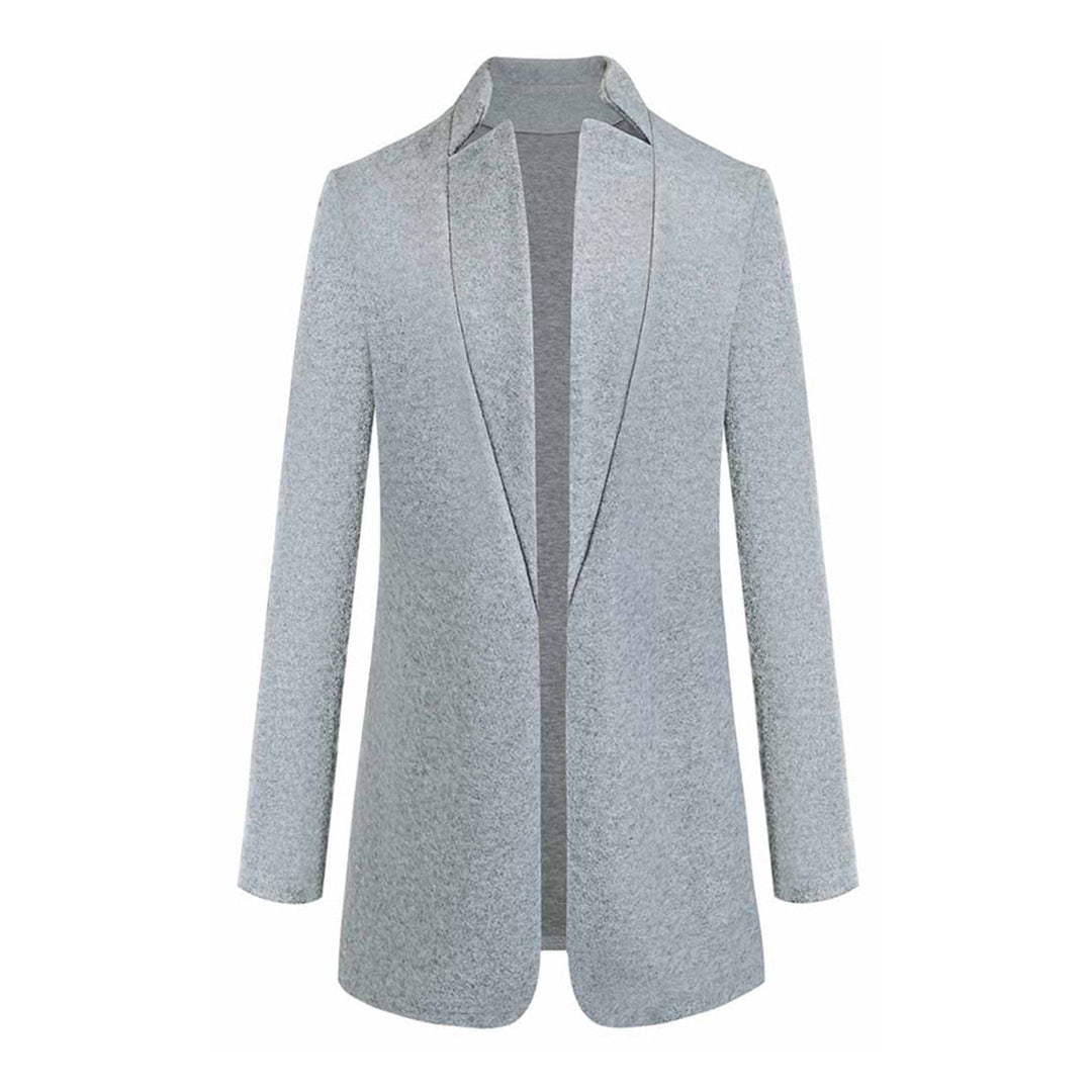 Manteau Long Femme Cintré Et Boutonné Mi-Saison