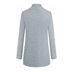 Manteau Long Femme Cintré Et Boutonné Mi-Saison