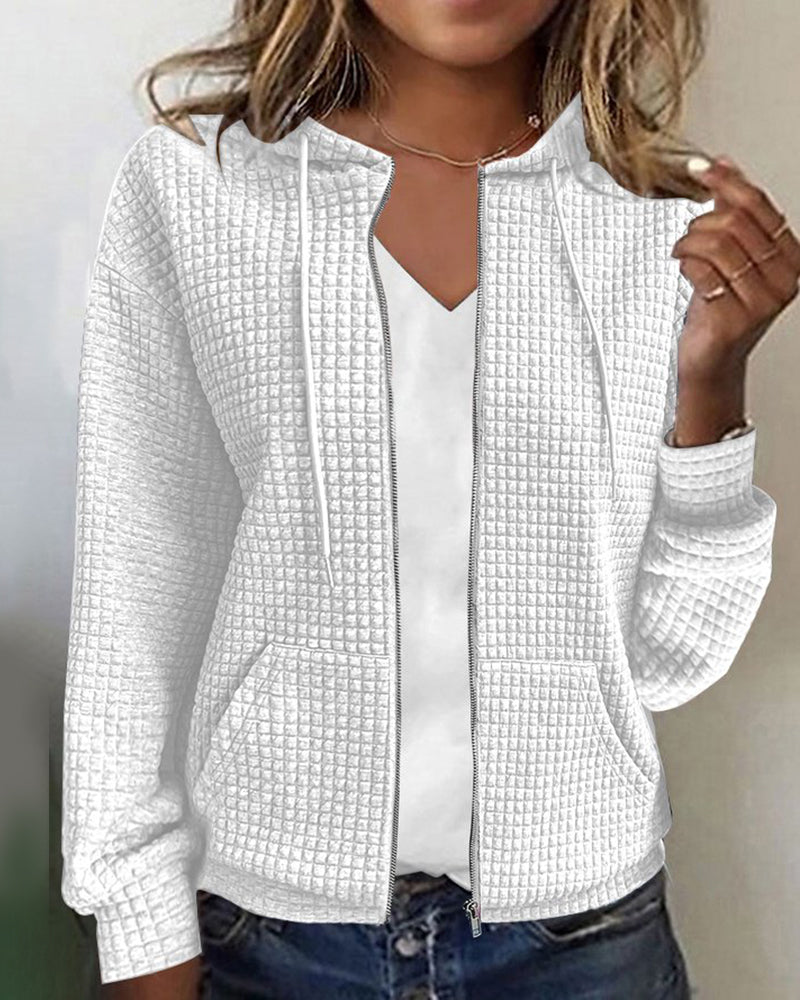 Veste Femme En Mélange Coton Avec Poches Pratiques