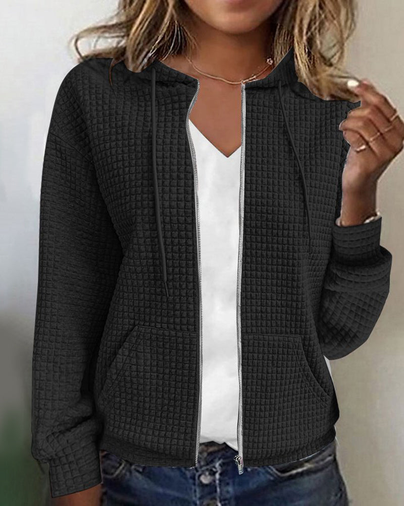 Veste Femme En Mélange Coton Avec Poches Pratiques