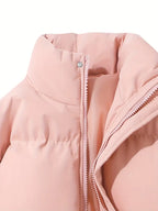 Veste Matelassée Femme Légère À Capuche Et Zippée