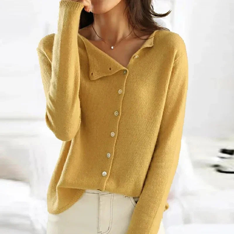 Ensemble en maille douce à coupe ajustée pour femme