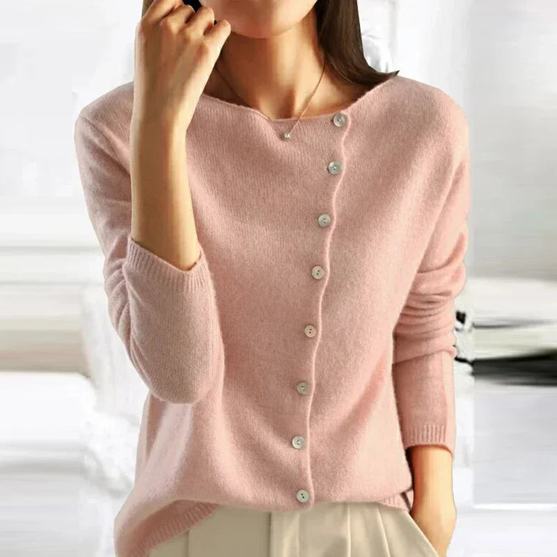Ensemble en maille douce à coupe ajustée pour femme