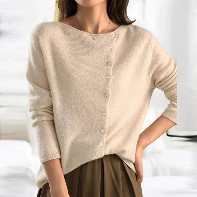 Ensemble en maille douce à coupe ajustée pour femme