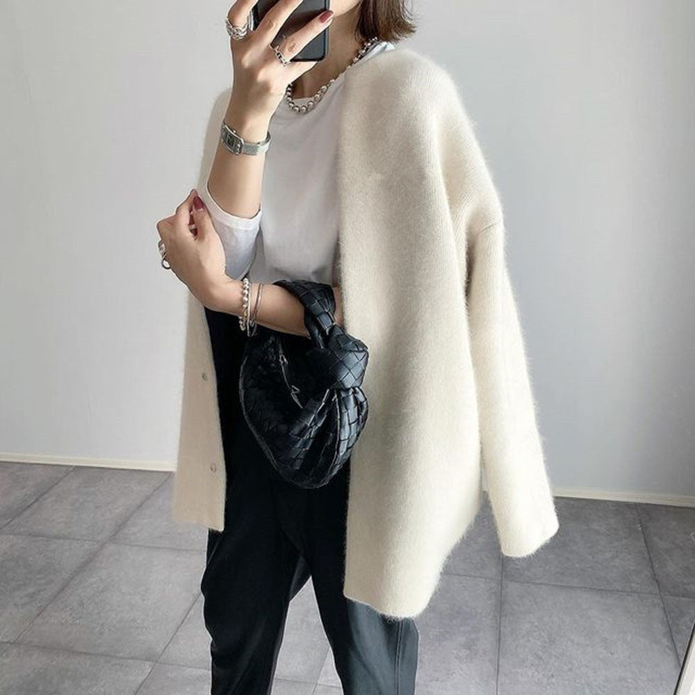 Cardigan en cachemire doux et léger pour femme