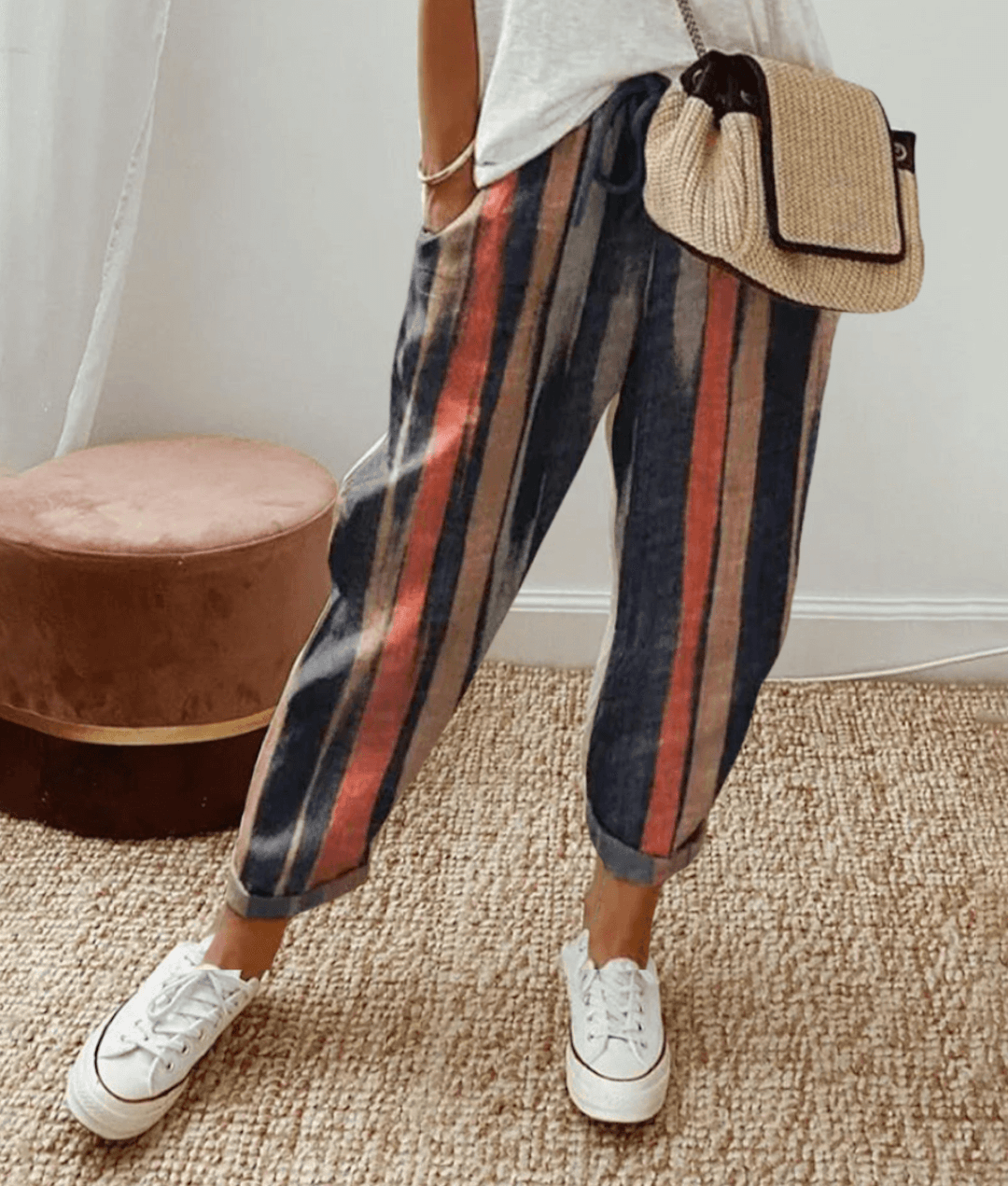 Pantalon structuré et polyvalent pour femme
