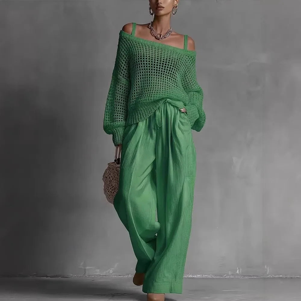 Ensemble Femme Deux Pièces Fluide Chic Et Coordonné