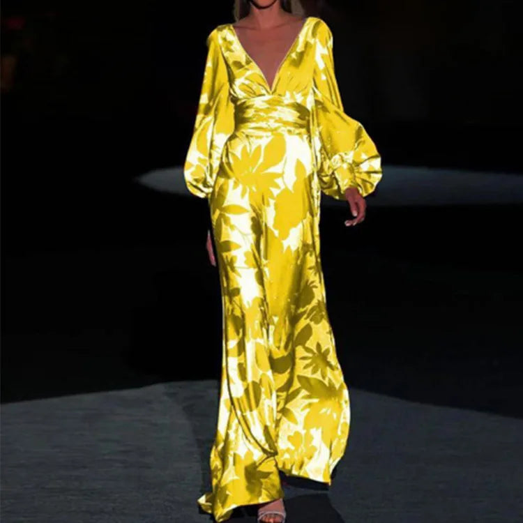 Robe Fluide Femme Avec Col En V Et Coupe Élégante