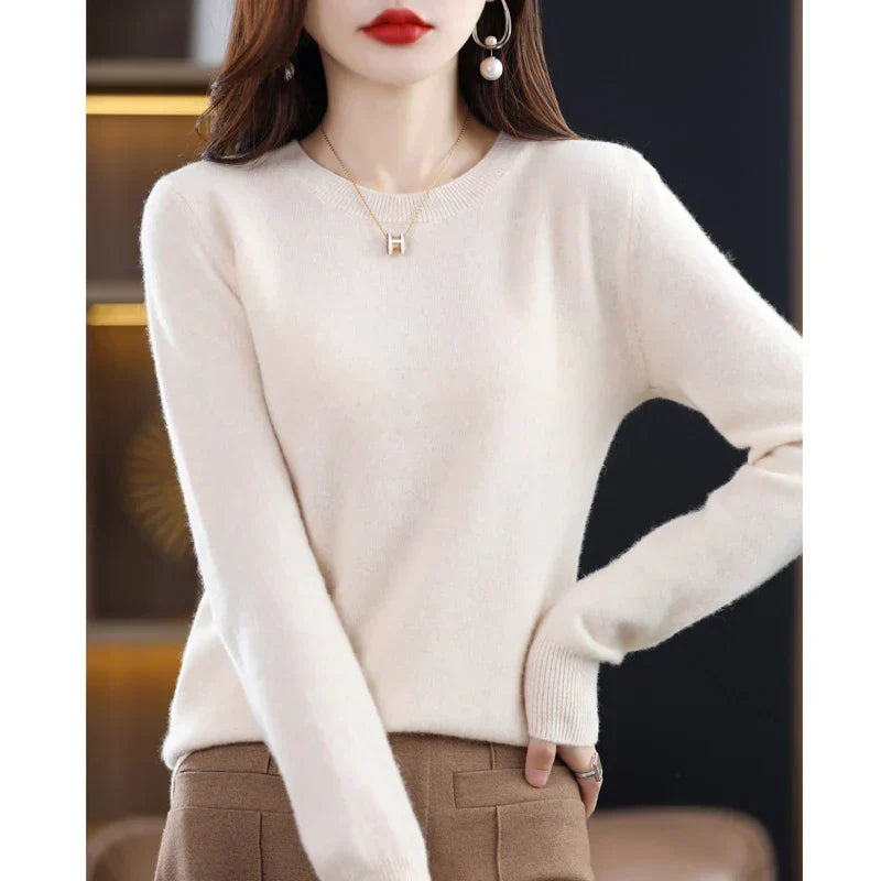 Pull en cachemire doux pour femme